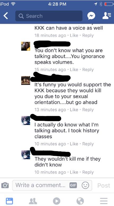 Should I quit being friends with this girl? She supports the kkk? And posts about it with a bunch of hatred towards others?