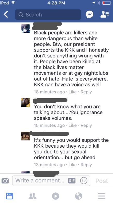 Should I quit being friends with this girl? She supports the kkk? And posts about it with a bunch of hatred towards others?