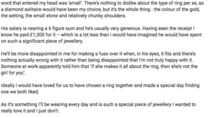 Ladies , does the size and cost of an Engagement ring important to you?