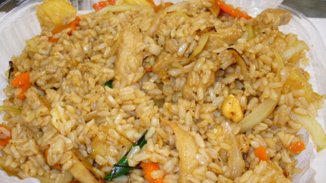 Do pineapples belong in fried rice?