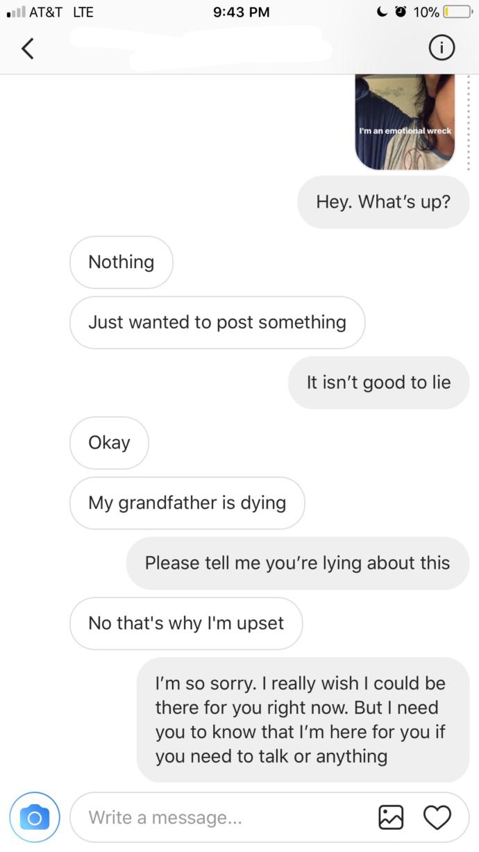 My best friend’s grandfather is dying. What do I say to her?