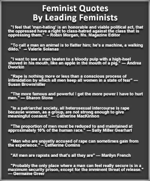 Women hate men more?