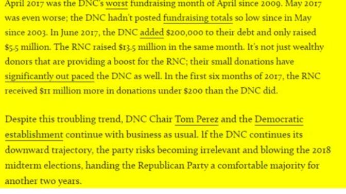 No One Wants To Bet Any Money On Democrats Anymore. Is The Democrat Party About To Face Financial Bankruptcy?