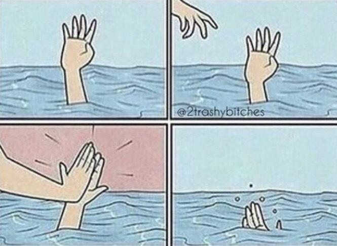 When you see your ex drowning what would you do???