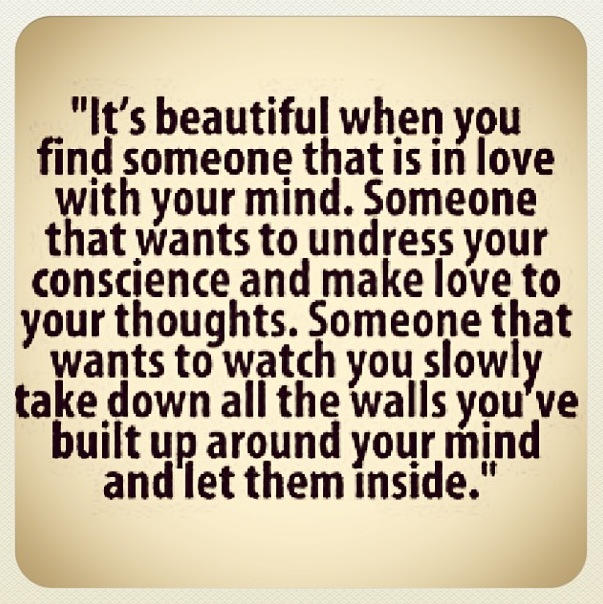 Do you crave a deep mental connection? Do you value mental connection more than sex and lust in a relationship?