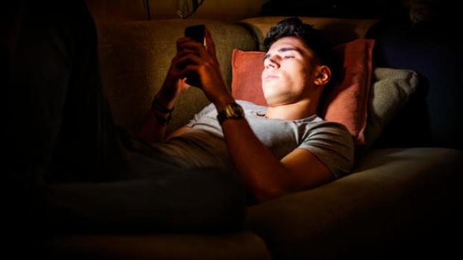 Guys, if a guy stays up to talk to you, does that mean he likes you?