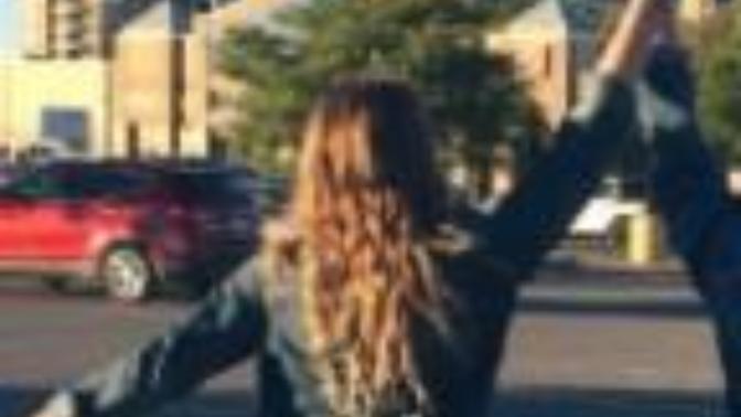 What kind of panties is this girl wearing based on what you see in this picture?