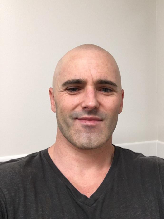 Which look is best on me: greying beard with greying, thinning head hair OR shaved head and face? 