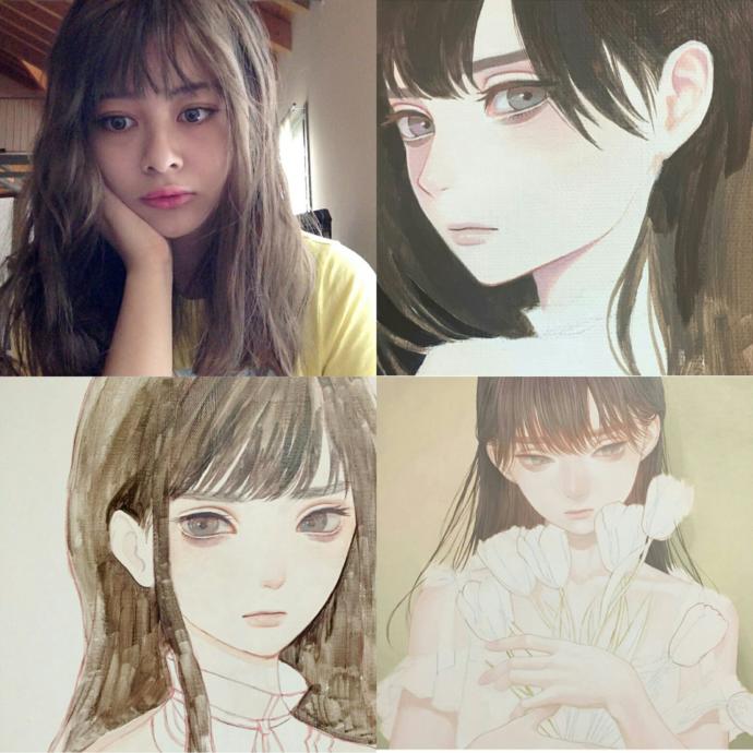 Guys be honest. Does the real girl look like the girl in the painting or not? Explain why?