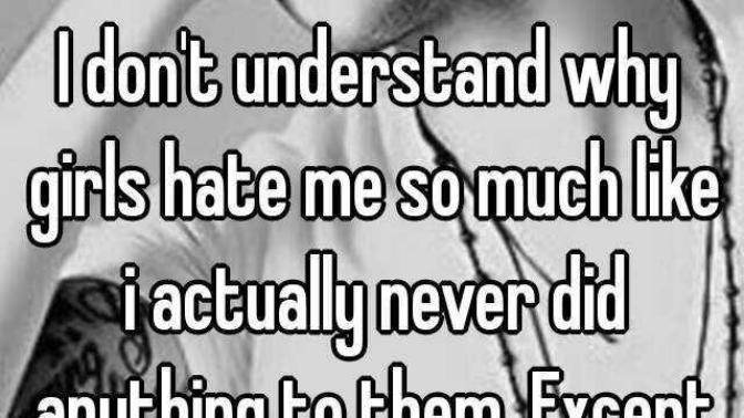 Why girls always hating on a guy that's just trying to do what's right/go somewhere?