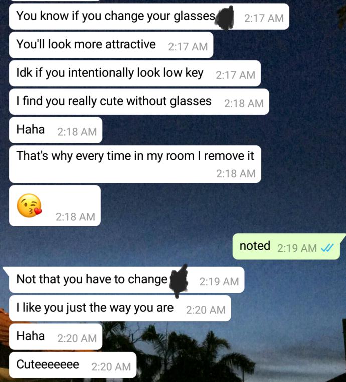 [See Photo] Should i feel angry/insecure because of what my boyfriend said?