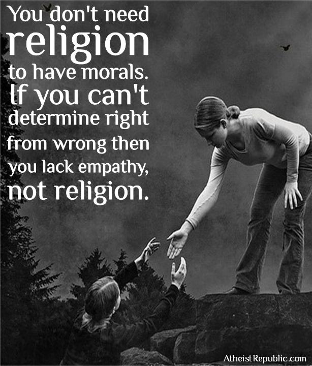 Do you think morality exists in nature or is it a human construct?
