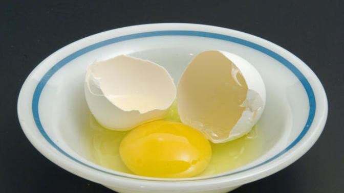 Have you swallowed a raw egg?