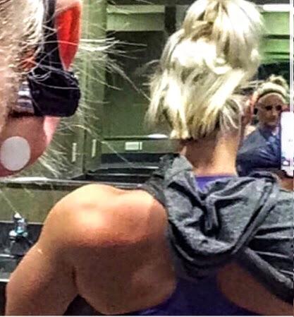 Is it clear from these pics that this girl works out/lifts a lot more than most girls in their 20s? how can you tell?