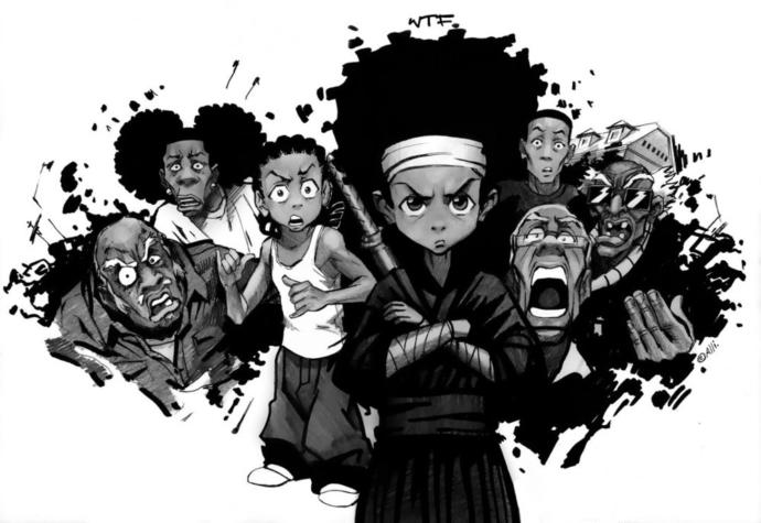 Can I watch the Boondocks if I'm white?