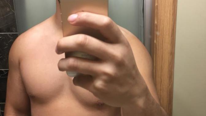 Am I starting to get a v shape for my abs?