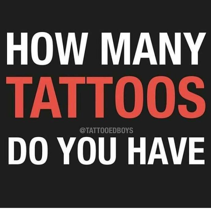 How many tattoos do you have?