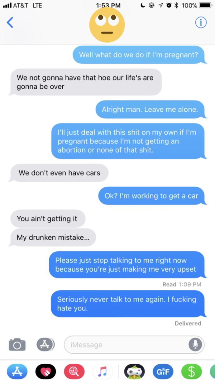 He wants me to get an abortion... help (text messages attached)?