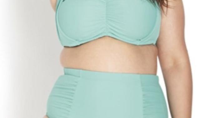Is this woman too fat to be a cheerleader and why?