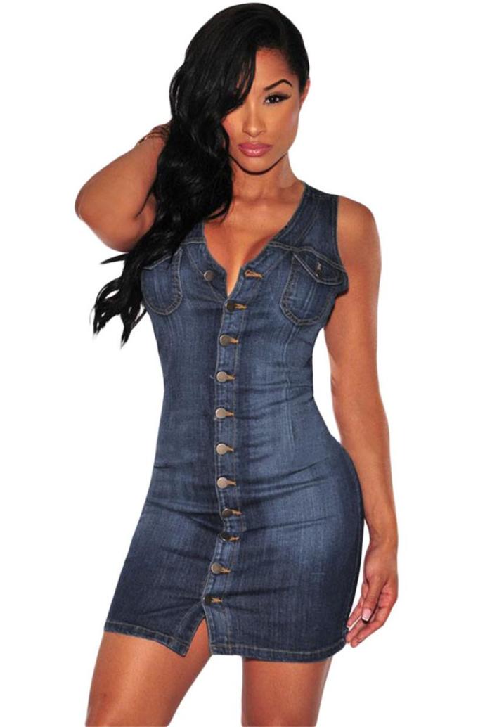 Are denim dresses still popular?