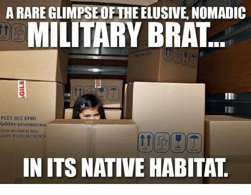 How many Military Brats do we have on G@G?
