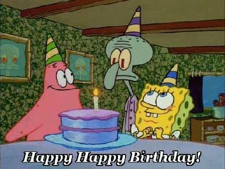 Would you please say "Happy birthday!" to me :( ?