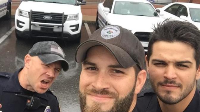 Are any of these police officers good-looking (viral Facebook post)?