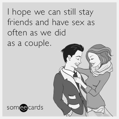Can you come up with something funny to break up with a clingy partner?