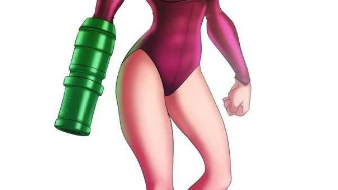 How do you think Samus Aran's hair became green on that planet?