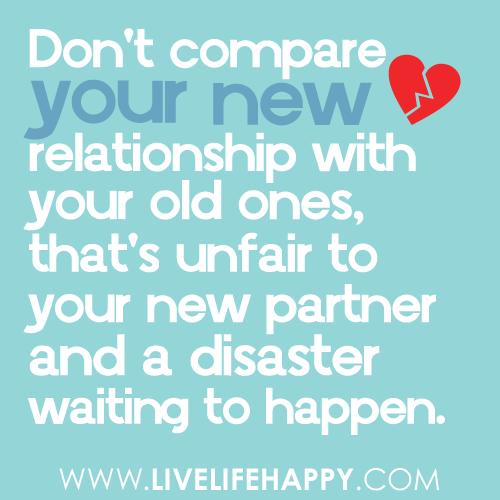 Do you compare your New Partner to your Ex ?