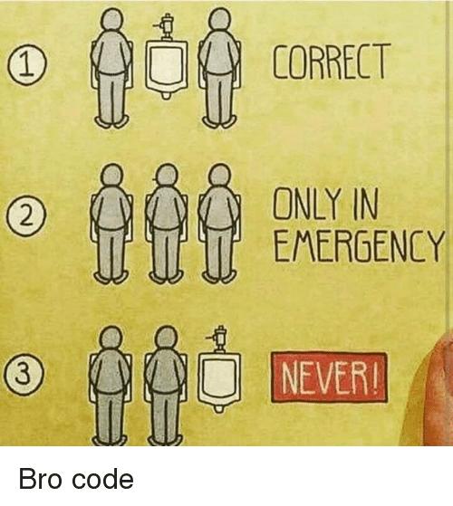 How many of you guys live by the Bro-Code?
