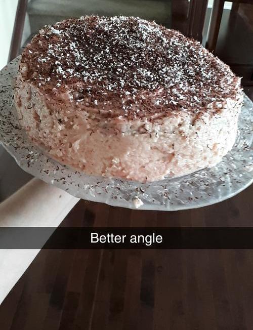 Would you eat this cake I baked?