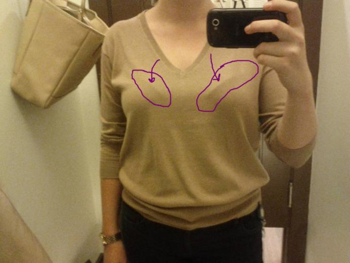 Ladies, how would you help this female with her bra?