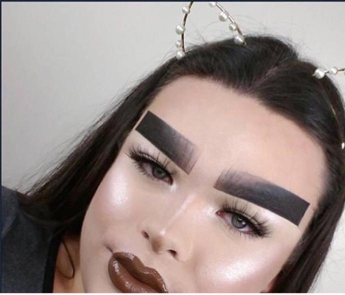 Aren't makeup trends getting way OTT nowadays?