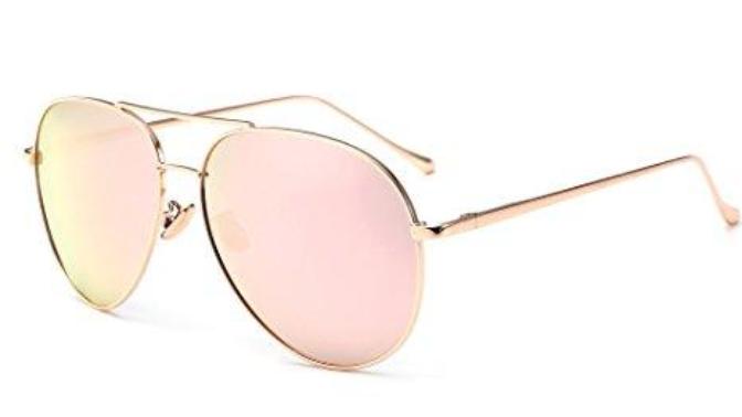 My friend is obsessed with women's clothing and he wears women's aviator sunglasses, is he gay?