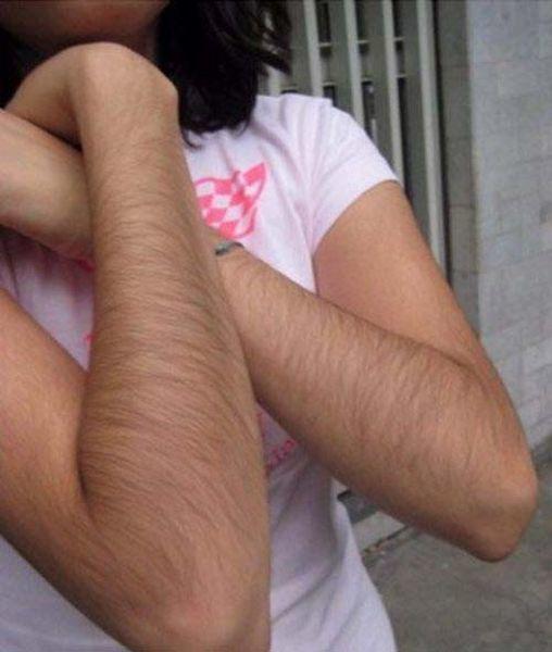 Is it weird that l'm attracted to women with hairy arms?