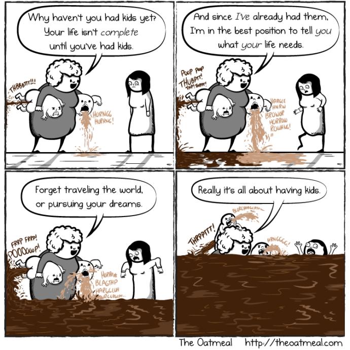 Do people with children look down on people without children?