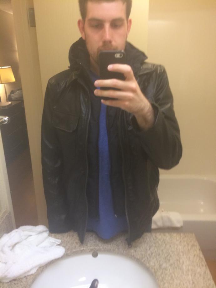 Girls do I look good in the leather jacket? Am I cool enough to pull this look off?