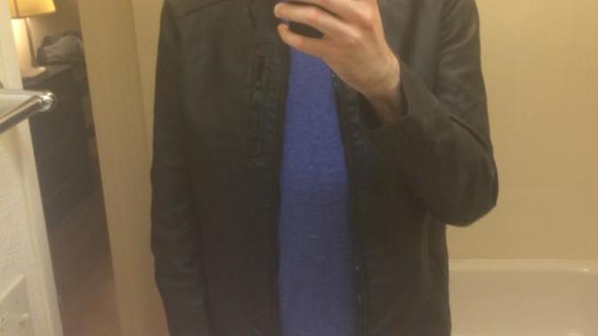 Girls do I look good in the leather jacket? Am I cool enough to pull this look off?