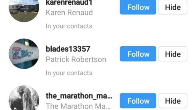 Why does Instagram suggest people and say they're in your contacts but they're not?
