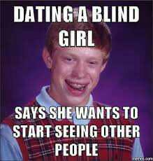 Do blind people feel "love at first sight"?