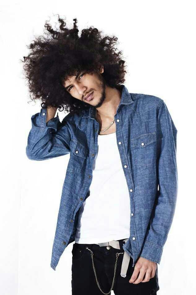 How can I get a proper afro that won't shrink after two hours/ make my face greasy??