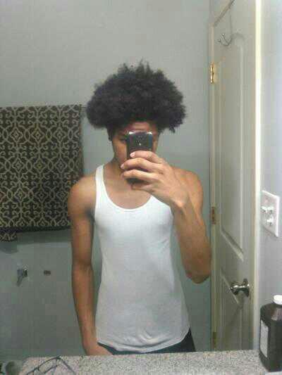 How can I get a proper afro that won't shrink after two hours/ make my face greasy??