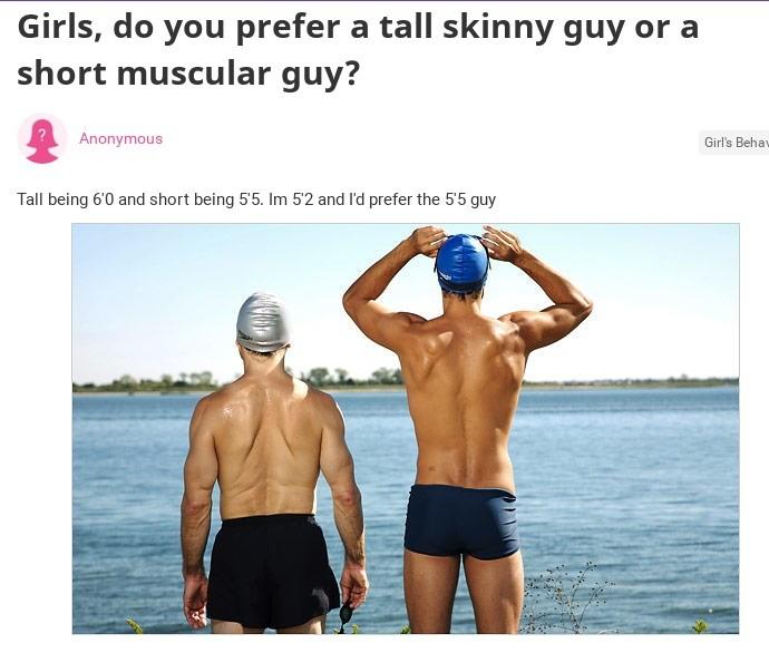 Are short guys like kids to girls?