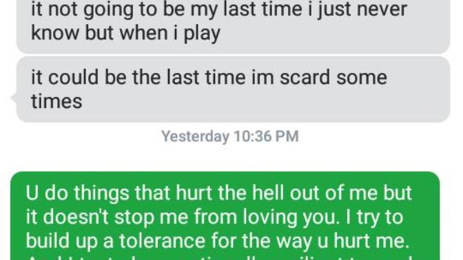 What does my x mean in this text he sent me?