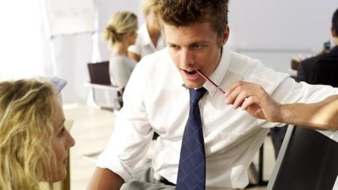 Why does my coworker keep grabbing my hips? Am I overthinking?