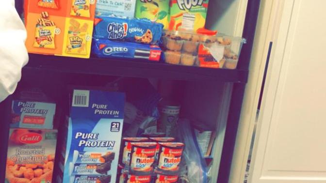 Could you resist a snack closet like the one in my house & this is only half of it?