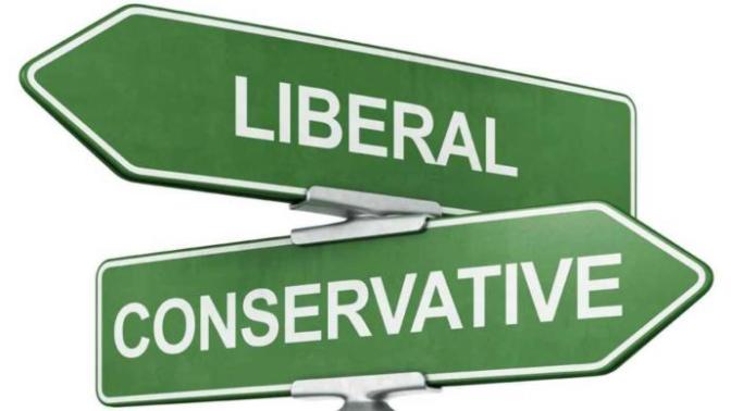 Who are more accepting of the opposites? The Liberals OR The Conservatives?