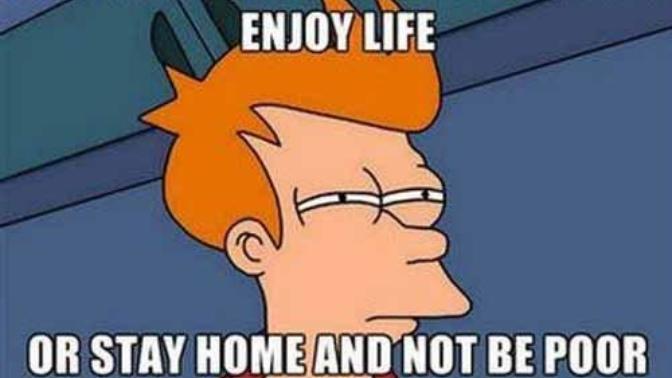 Do you prefer to spend money and enjoy life or save it?