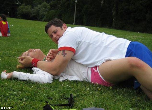 What does it mean when guy sit on top you and try to kiss you?